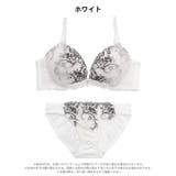 アイビーチュール エンブロイダリー脇高ブラジャー&フルバックショーツ | Dazzy | 詳細画像10