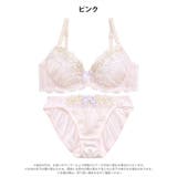 シフォンフリルフラワーブラジャー&フルバックショーツ | Dazzy | 詳細画像8