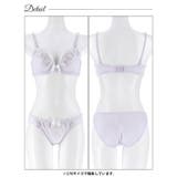 シャイニーピュアブルームブラジャー&フルバックショーツ | Dazzy | 詳細画像12 