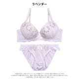 シャイニーピュアブルームブラジャー&フルバックショーツ | Dazzy | 詳細画像8 
