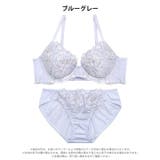 グレースチュールフラワー脇高ブラジャー&フルバックショーツ | Dazzy | 詳細画像10