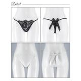 アイラッシュレースリボンTバックショーツ単品 | Dazzy | 詳細画像5 