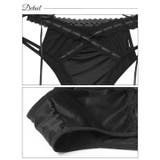 カットアウトクロスリボンフルバックショーツ単品 | Dazzy | 詳細画像8