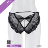 シアーチュールリボンバック透けフルバックショーツ単品 | Dazzy | 詳細画像1 