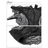 ジュエルリボンレースバック透けフルバックショーツ単品 | Dazzy | 詳細画像8 