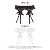サテンリボンレースガーターベルト単品 | Dazzy | 詳細画像5 