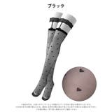 シアーハートドットガーターベルトストッキング | Dazzy | 詳細画像6 