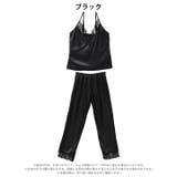 グレイスサテンレースキャミソール&ロングパンツルームウェア | Dazzy | 詳細画像6
