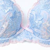 フェミニンパステルブルーム脇高ブラジャー&フルバックショーツ | Dazzy | 詳細画像11