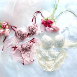 スウィートブロッサム脇高ブラジャー&フルバックショーツ | Dazzy | 詳細画像7 