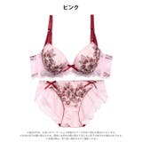 スウィートブロッサム脇高ブラジャー&フルバックショーツ | Dazzy | 詳細画像8 