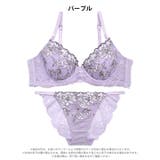 スウィートレディフラワーブラジャー&バック透けフルバックショーツ | Dazzy | 詳細画像8