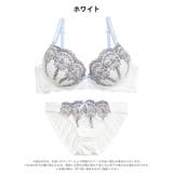 チャーミングフルーレットブラジャー&フルバックショーツ | Dazzy | 詳細画像7 