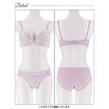 リボンフルールレースブラジャー&フルバックショーツ | Dazzy | 詳細画像14 