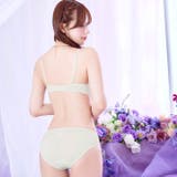 リボンフルールレースブラジャー&フルバックショーツ | Dazzy | 詳細画像7 