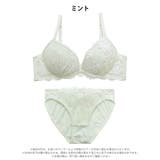 リボンフルールレースブラジャー&フルバックショーツ | Dazzy | 詳細画像8 