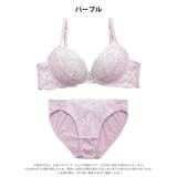 リボンフルールレースブラジャー&フルバックショーツ | Dazzy | 詳細画像9 
