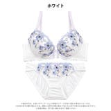 チャーミングボタニカルフラワーブラジャー&フルバックショーツ | Dazzy | 詳細画像7 