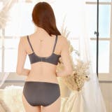 フラワーチュールボタン脇高ブラジャー&フルバックショーツ | Dazzy | 詳細画像7 