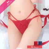 ブロッサムリボンレースTバックショーツ単品[おそろいショーツ] | Dazzy | 詳細画像1 