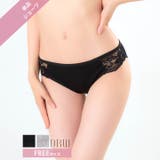 リブサイドレースフルバックショーツ単品 | Dazzy | 詳細画像1