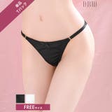 バックレースサテンTバックショーツ単品 | Dazzy | 詳細画像1 