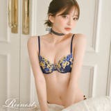 ブラジャー ショーツ フラワーエンブロイダリー | Dazzy | 詳細画像5