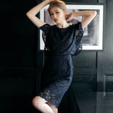 ドレス darial フレアスリーブハイウエストワンピドレス | Dazzy | 詳細画像3 