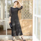 レイヤードライクカシュクールオールインワンパンツドレス | Dazzy | 詳細画像2