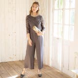 レイヤードライクカシュクールオールインワンパンツドレス | Dazzy | 詳細画像3