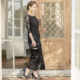 レイヤードライクカシュクールオールインワンパンツドレス | Dazzy | 詳細画像9