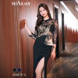 キャバ ドレス シースルー | Dazzy | 詳細画像1 