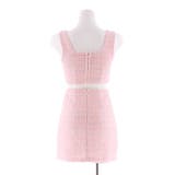 キャバ ドレス ツイード | Dazzy | 詳細画像13 