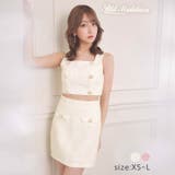 キャバ ドレス ツイード | Dazzy | 詳細画像6 