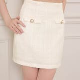 キャバ ドレス ツイード | Dazzy | 詳細画像8 