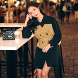 ワンピース バイカラー ベルト付き | Dazzy | 詳細画像6 