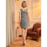 キャバ ドレス ツイードサイドシアー | Dazzy | 詳細画像10 