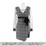 キャバ ドレス チェックツイード | Dazzy | 詳細画像11 