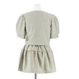 レディース パフスリーブ パールボタン | Dazzy | 詳細画像13