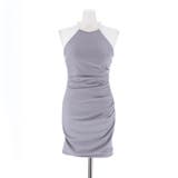 キャバ ドレスパールネックアメスリドレープタイトミニドレス ドレス | Dazzy | 詳細画像12 