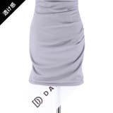 キャバ ドレスパールネックアメスリドレープタイトミニドレス ドレス | Dazzy | 詳細画像14 