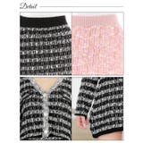 ワンピース レディース ツイード調ニットミニスカートセットアップ | Dazzy | 詳細画像10