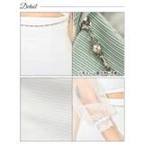 キャバ ドレスウエストカットビジューチェーン長袖マーメイド膝丈ドレス キャバ | Dazzy | 詳細画像10 