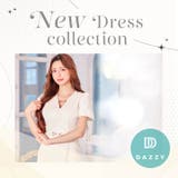 デイジーストア キャバドレス ワンカラーVネックレス付き半袖タイトミニドレス | Dazzy | 詳細画像12 