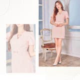 デイジーストア キャバドレス ワンカラーVネックレス付き半袖タイトミニドレス | Dazzy | 詳細画像13 