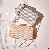 ショルダーバッグ レディースサテンプリーツ アシンメトリー | Dazzy | 詳細画像2 