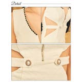 キャバドレス フロントジップ ウエストシアー | Dazzy | 詳細画像10 