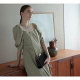 結婚式 およばれ ドレスリボンベルト付 | Dazzy | 詳細画像12 