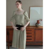 結婚式 およばれ ドレスリボンベルト付 | Dazzy | 詳細画像3 