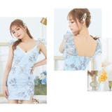 パステルローズ Vネック ベルト付き | Dazzy | 詳細画像13 